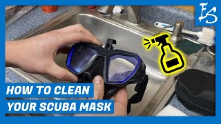 How to Clean Your SCUBA Mask [upl. by Wolford321]