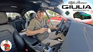 What Its Like to Live with a 2024 Alfa Romeo Giulia Quadrifoglio POV [upl. by Anuayek]