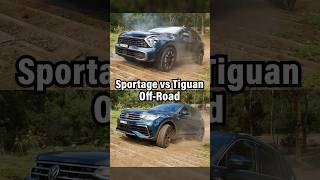 Tiguan v Sportage offroad ⛰️ [upl. by Enelehs649]