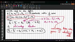 Kalman Filter Design  Les 2  Theoretical Background Part 2 [upl. by Olemrac]