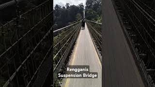 Rengganis Suspension Bridge ciwidey bandung indonesia petualangan petualang viralvideo daki [upl. by Litman]