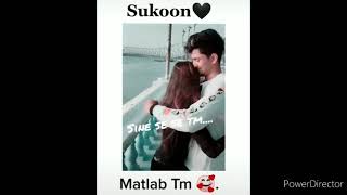 SEENE SE TUM MERE AAKE LAG JAO NA STATUS VIDEO LYRICS [upl. by Scevor]