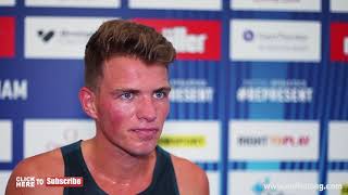 ANDY BUTCHART TELLS US WHAT MO FARAH SAID AFTER GIVING HIM HIS RACE VEST [upl. by Ives]