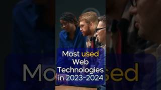 Most Used Web Technologies in 20232024 [upl. by Feledy]