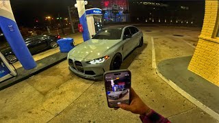 POV NIGHT DRIVE 2024 BMW G80 M3 COMP xDrive  Downtown Tampa  700 HP  4K 60 [upl. by Venetia422]