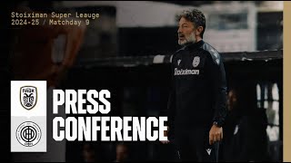 Press Conference PAOK FC Vs OFI – Live PAOK TV [upl. by Aeuhsoj988]