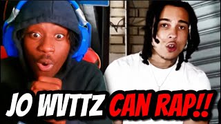 Jo Wvttz Can ACTUALLY RAP JoWvttz amp Frank Beats quotGUITAR SESSIONquot REACTION [upl. by Yleek]