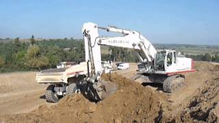 Liebherr R964C FOREZIENNE 2014 St Marcelin en Forez [upl. by Ysnap637]