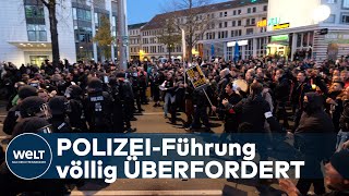 WELT THEMA QuerdenkenDemo in Leipzig  Innenminister Seehofer nimmt Polizei in Schutz [upl. by Aerdnahc]