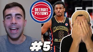 Reacting to My Way Too Early 2024 NBA Mock Draft [upl. by Htnnek985]