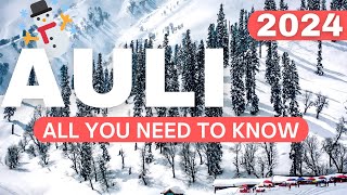 Auli Tourist Places  Auli Travel Guide With Budget  How To Reach Auli Joshimath Uttarakhand [upl. by Enerod]