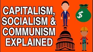 CAPITALISM SOCIALISM amp COMMUNISM EXPLAINED SIMPLY [upl. by Atinev991]