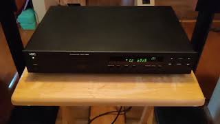 Rare Audiophile AMC CD8b CD player playing through KEF iQ3 [upl. by Sochor156]