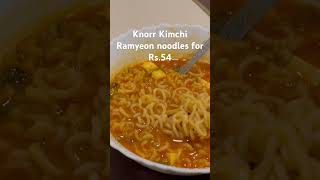 Knorr Kimchi Insant Ramen Review  shorts foodreview koreanramen koreanfood kimchi [upl. by Enellij213]