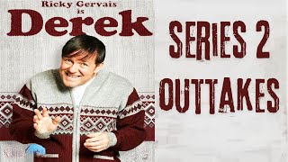 Derek TV series 2 Outtakes Ricky Gervais Karl Pilkington Dave EarlHD [upl. by Drageruaeb111]