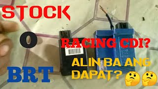 RACING CDI NA DAPAT SA RAIDER 150 NATIN  BRT VS STOCK OFF LIMIT  racing CDI [upl. by Dafodil]