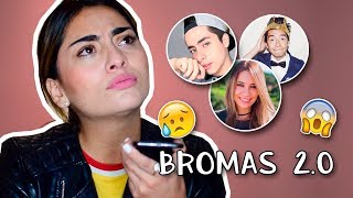 BROMAS TELEFÓNICAS 20 a Youtubers  La Mafe Mendez [upl. by Rockie]