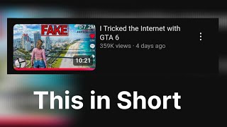 I Tricked the Internet with GTA 6  12th hour [upl. by Groark]