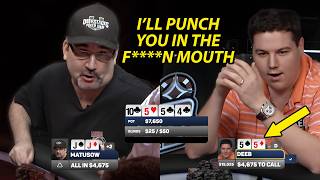 EPIC Blow up  Matusow QUITS Poker Night following Greatest Slow Roll Ever [upl. by Rotkiv119]