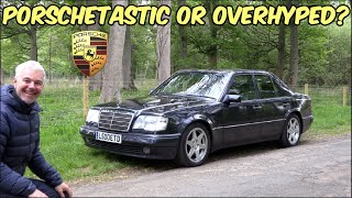 Is the Mercedes 500E REALLY a Porsche In Drag or is the Porsche Influence Overblown [upl. by Aduhey]