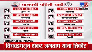 Vidhan Sabha Election Candidate BJP List  भाजपकडून पहिली यादी यादीत 99 उमेदवारांचा उल्लेख [upl. by Bega]