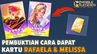 CARA DAPAT KARTU MELISSA amp RAFAELA  AYO KITA BUKTIKAN TRIK INI [upl. by Jasun490]