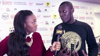 Stormzy at The Ultimate Seminar 2014 Stormzy1  Link Up TV [upl. by Crabb114]