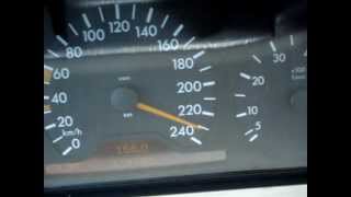 MercedesBenz E240 Top Speed [upl. by Nywles]