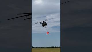 German Air Force CH53GA helicopter inbound with a Smokey during the exercise quotClearwater 2024quot [upl. by Latoniah]