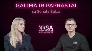 PRADĖK SAVO KARJERĄ JAU ŠIANDIEN  „Galima ir paprastai” su SONATA ŠULCE [upl. by Leak197]