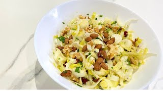 SALADE DENDIVES AUX AMANDES ET NOIX RECETTE DIET ET DELICIEUSE [upl. by Adaliah605]