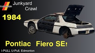 1984 Pontiac Fiero Junkyard Tour Took some tasty bits home [upl. by Wanonah662]