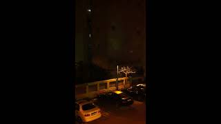 Siren and Explosions in Ashdod Following Gaza Rocket Bombing [upl. by Iolenta]