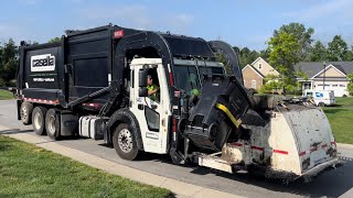 Casella Waste Mack LR Heil Front Loader Curotto Can Garbage Truck [upl. by Rawna]