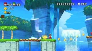 New Super Mario Bros U  100 Walkthrough Coop  Parte 05 di 22 [upl. by Eetnahc]