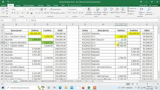 Como Hacer Conciliaciones Bancarias en Excel contabilidade finance financialfreedom finanzas fi [upl. by Annaert25]