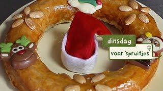 La Place  Dinsdag voor spruitjes Amandel Kerstkrans maken [upl. by Trefor]