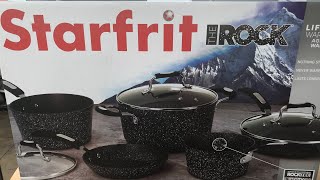 Unboxing my new Pots and Pans The Rock series by Starfrit [upl. by Eanom435]