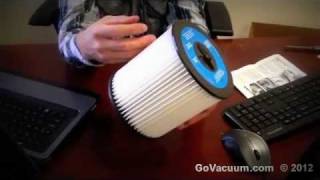 Dirt Devil Central Vacuum Filter 810601 CVAC Filter How To Change [upl. by Gnav]