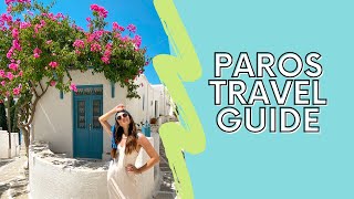 THE COOLEST ISLAND IN GREECE PAROS  Mom Daughter Travel Vlog [upl. by Nilyac]