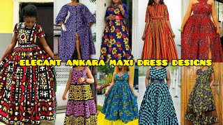 💖🌸 Elegant Ankara maxi dresses  Ankara Long gown styles Ankara dress designs for ladies [upl. by Airehtfele]