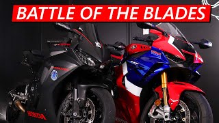 Honda Fireblade vs CBR1000RR  Is the Extra quotRquot Worth 12000 [upl. by Aliuqehs919]