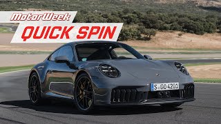 2025 Porsche 911 Carrera GTS Hybrid  MotorWeek Quick Spin [upl. by Velda]