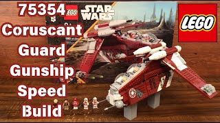 LEGO Star Wars 75354 Coruscant Guard Gunship Timelapse Speed Build [upl. by Amsa]