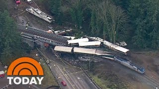 Deadly Amtrak Derailment Train Was Going 80 In A 30 MPH Zone  TODAY [upl. by Arnoldo981]