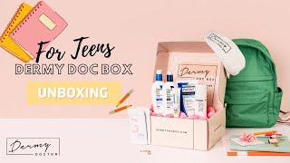 For Teens 2022 Dermy Doc Box Unboxing [upl. by Aymik416]