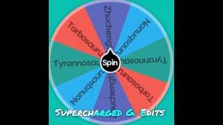 Elemenation Wheel part 3  Zhuchengtyrannus Magnus vs Mapusaurus edit dinosaur [upl. by Rolo]