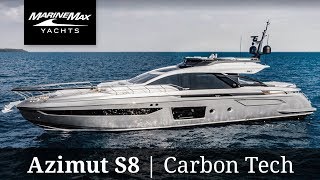 AllNew Yacht  Azimut S8  Carbon Tech [upl. by Einomrah]