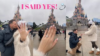 My dream proposal ✨💍  I SAID YES 💕  Disneyland Paris 🇫🇷 [upl. by Oiluarb]