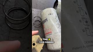 Diesel Engine Oil filter internals automobile mechanic carmaintenance [upl. by Dahsraf290]